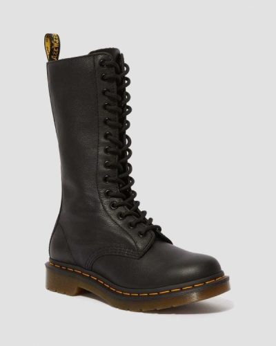 Botas Altas Dr Martens 1b99 Virginia Cuero Knee Para Mujer DR6847W